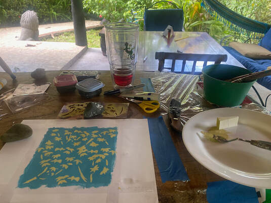 art-table-using-stencils-work-in-progress-studio